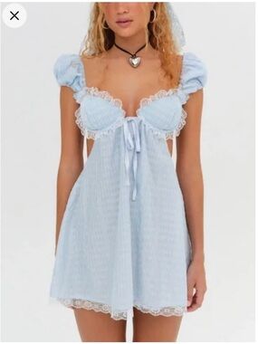 knee length dresses for ladies For Love & Lemons Francesca Mini Dress main image 1